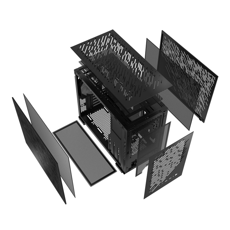 XPG VALOR AIR NANO MID-TOWER CHASSIS - Schwarz