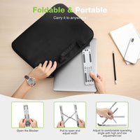 Techly ICA-TBL 134TY laptop-ständer Silber 40,6 cm (16")