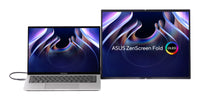 ASUS ZenScreen Fold OLED MQ17QH Computerbildschirm 43,9 cm (17.3") 2560 x 1920 Pixel Quad HD Silber