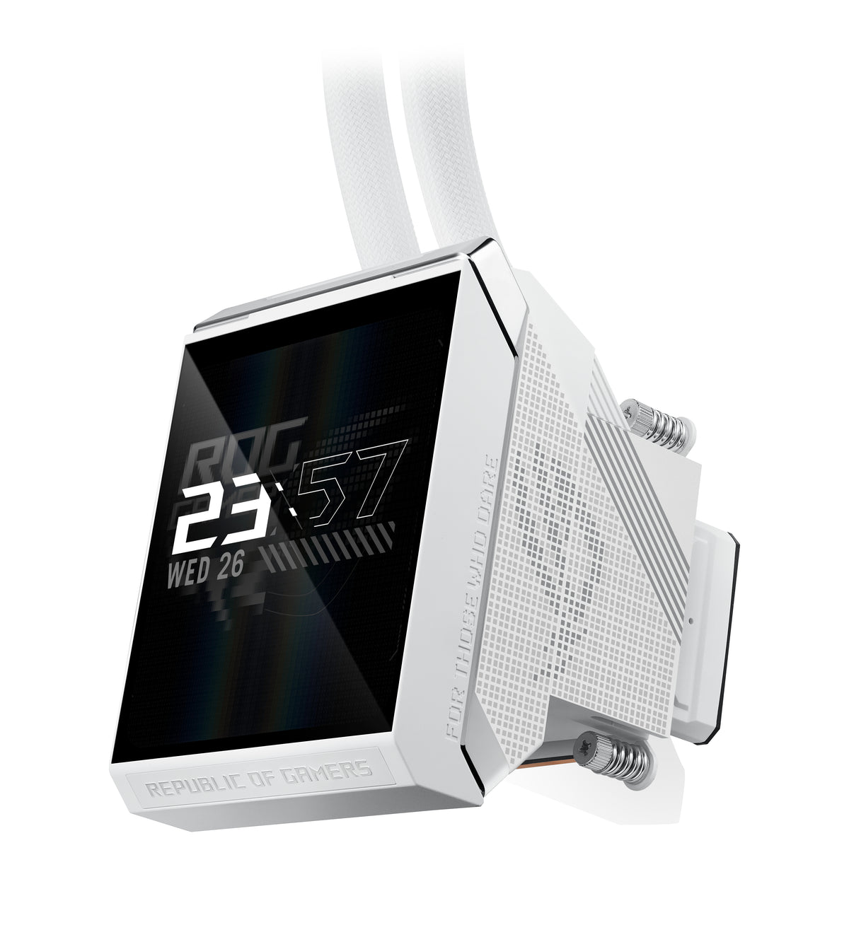 ASUS ROG STRIX SLC IV 360 ARGB LCD WHT Refroidissement liquide de processeur 12 cm Blanc 1 pièce(s)