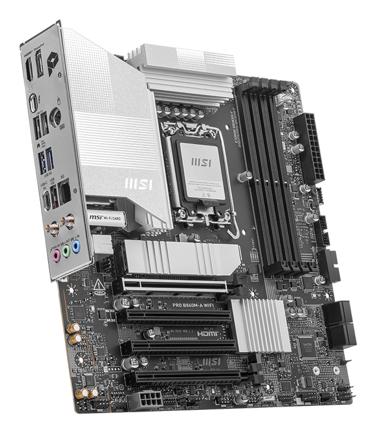 MSI PRO B860M-A WIFI Motherboard Intel B860 LGA 1851 (Socket V1) micro ATX
