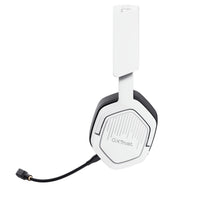 Trust GXT 493W Carus Kopfhörer Verkabelt & Kabellos Kopfband, Helm Gaming USB Type-C / USB Type-A Bluetooth Weiß
