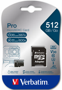 Verbatim 47046 Speicherkarte 512 GB MicroSDXC UHS-I Klasse 10