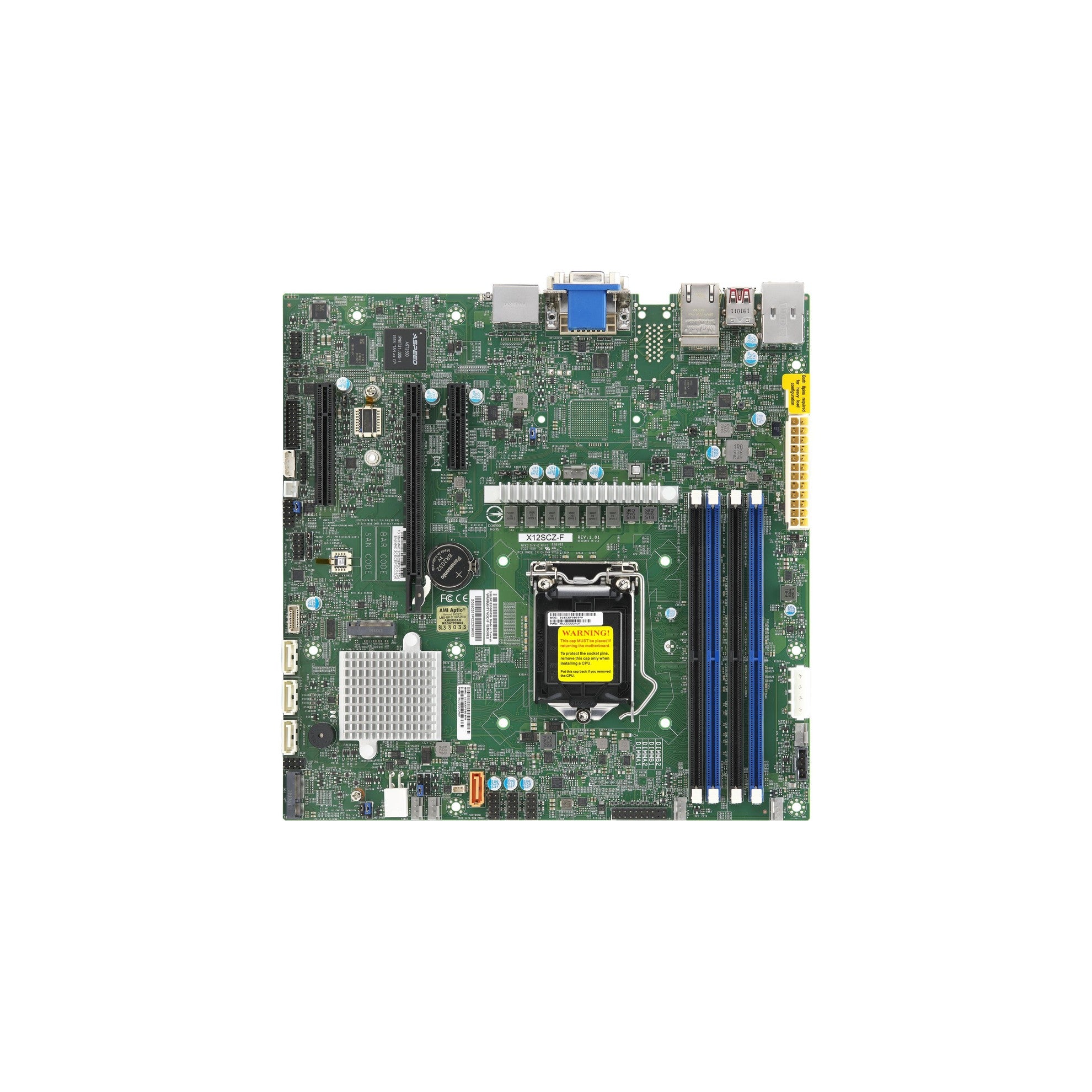 Supermicro X12SCZ-QF: LGA1200 i3-i9Core10th