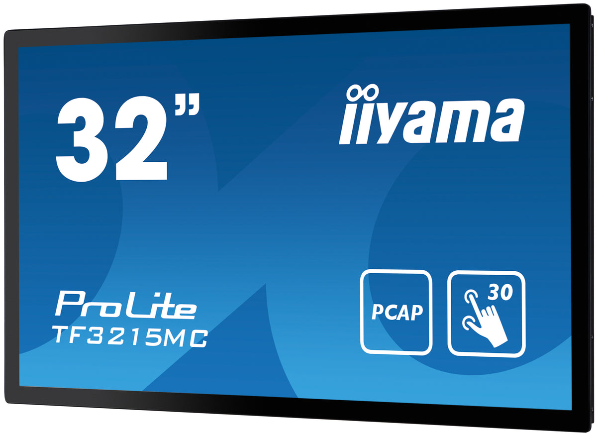 iiyama ProLite TF3215MC-B2 Computerbildschirm 80 cm (31.5") 1920 x 1080 Pixel Full HD LED Touchscreen Kiosk Schwarz