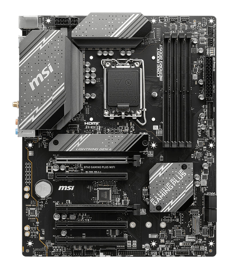MSI B760 GAMING PLUS WIFI Motherboard Intel B760 LGA 1700 ATX