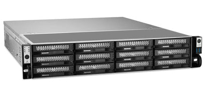 TerraMaster U12-500 Plus NAS Rack (2U) Intel® Core™ i7 16 GB DDR5 0 TB Grau