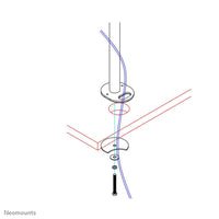 Neomounts FPMA-D960GROMMET Tischdurchführungstange 10-30"