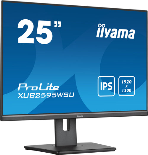iiyama ProLite XUB2595WSU-B5 Computerbildschirm 63,5 cm (25") 1920 x 1200 Pixel WUXGA LED Schwarz