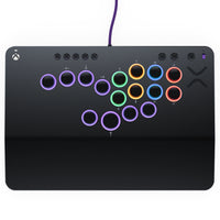 Turtle Beach Victrix Pro KO Leverless Fight Stick Controller Grau - offiziell von Capcom und PlayStation lizenziert für Xbox und PC, für Esports-Gaming