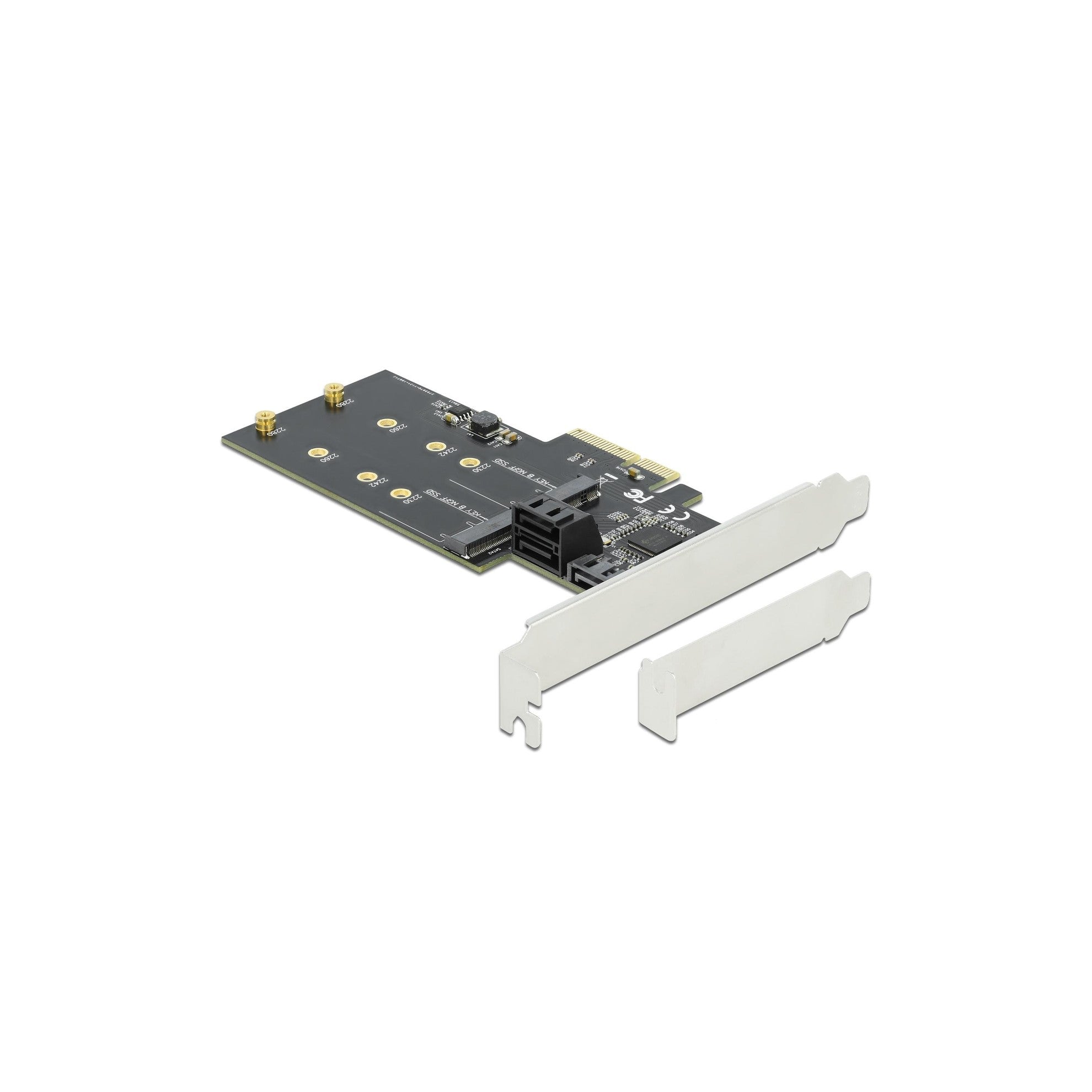 DeLock 3x SATA, 3x M.2 PCI-Ex2 Kontroller