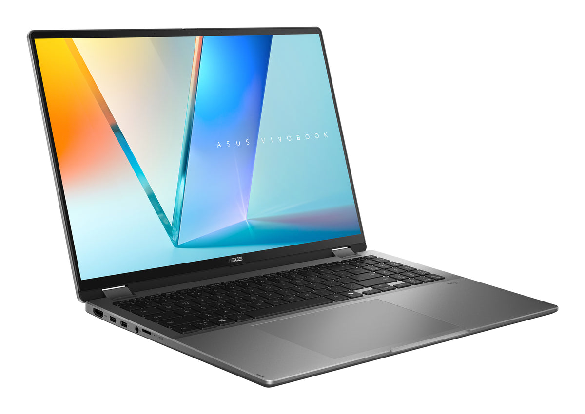 ASUS Vivobook 16 Flip TP3607AA-SI030W Intel Core Ultra 7 355 Hybrid (2-in-1) 40,6 cm (16") Touchscreen WUXGA 16 GB LPDDR5x-SDRAM 512 GB SSD Wi-Fi 7 (802.11be) Windows 11 Home Grau