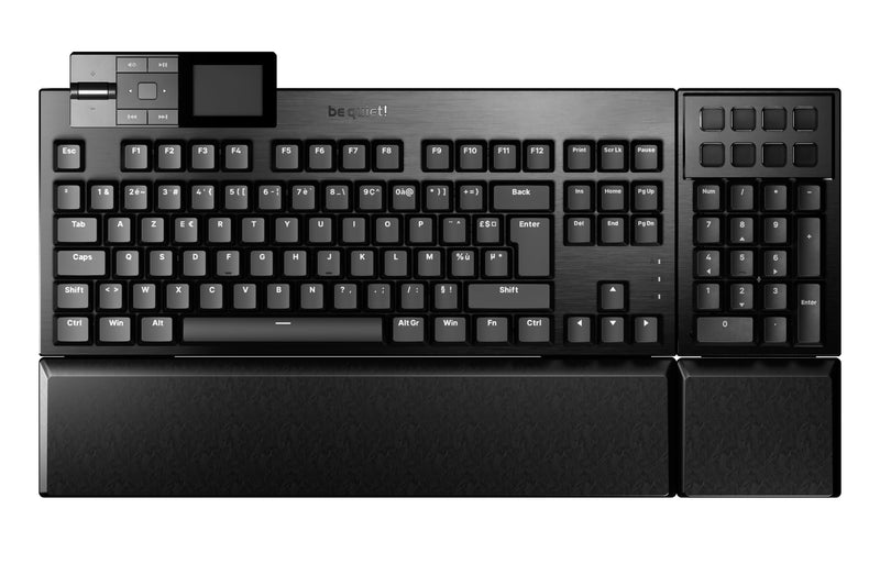 be quiet! Dark Mount Silent Tactile FR ISO Tastatur Gaming USB AZERTY Französisch Schwarz