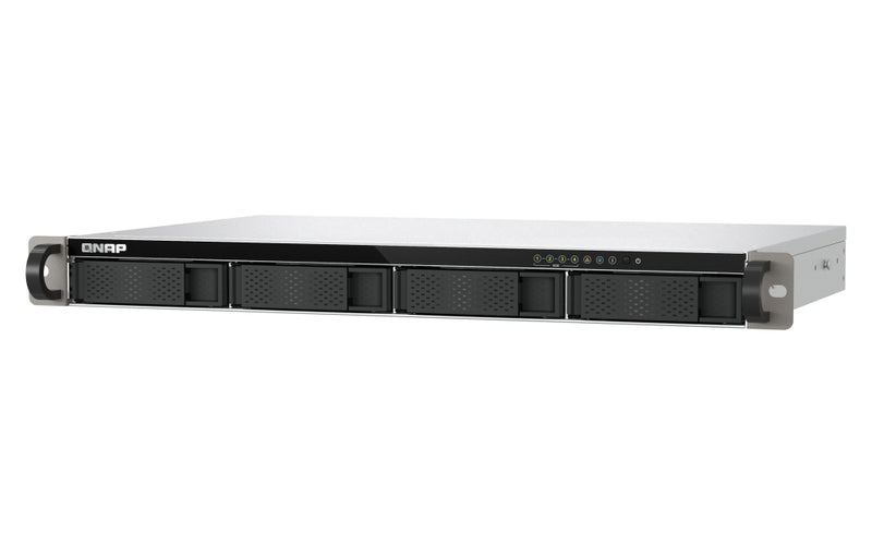 QNAP TS-433eU NAS Rack (1U) Cortex-A Cortex-A55 4 GB 0 TB QNAP Turbo System Schwarz