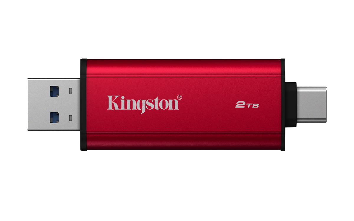 Kingston Technology 2TB Tragbare SSD mit Dual USB-A/C, bis zu 1050MB/s USB 3.2 Gen 2