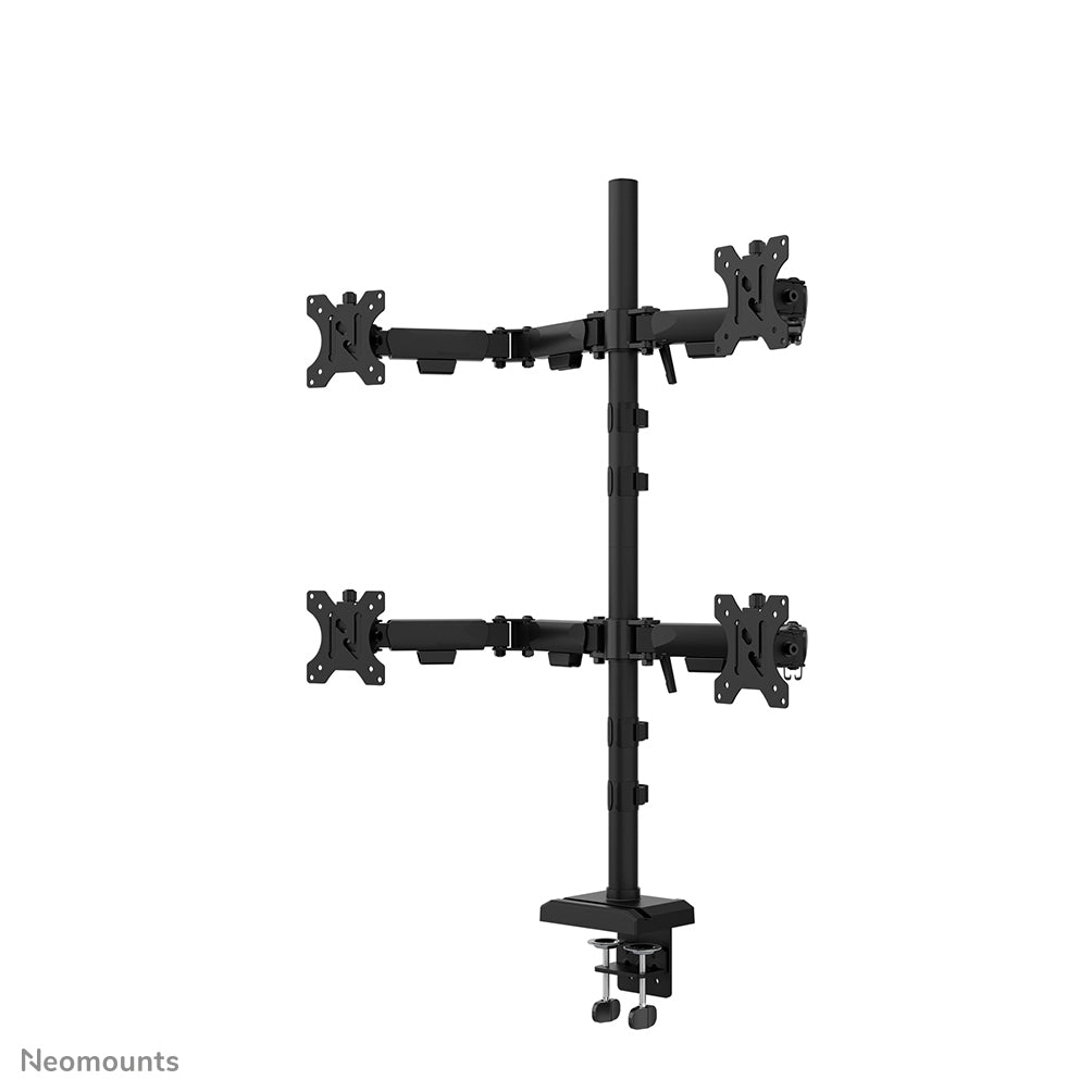 Neomounts DS60-600BL2-2 Quadruple-Monitorarm für vier Bildschirme 10-32"