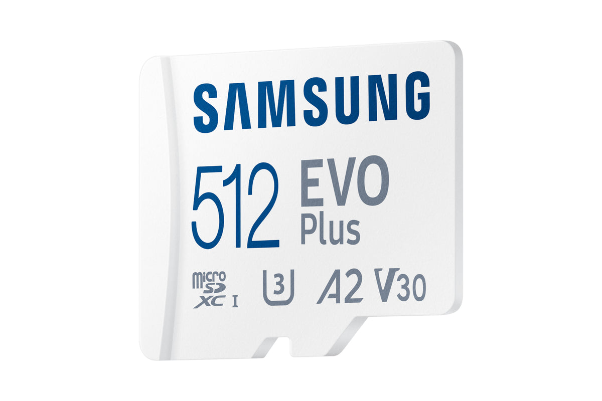 Samsung EVO Plus microSD-Speicherkarte (2024) (inkl. SD Adapter) - 512 GB