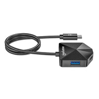 Manhattan 181150 laptop-dockingstation & portreplikator Kabelgebunden USB 3.2 Gen 2 (3.1 Gen 2) Type-C Schwarz