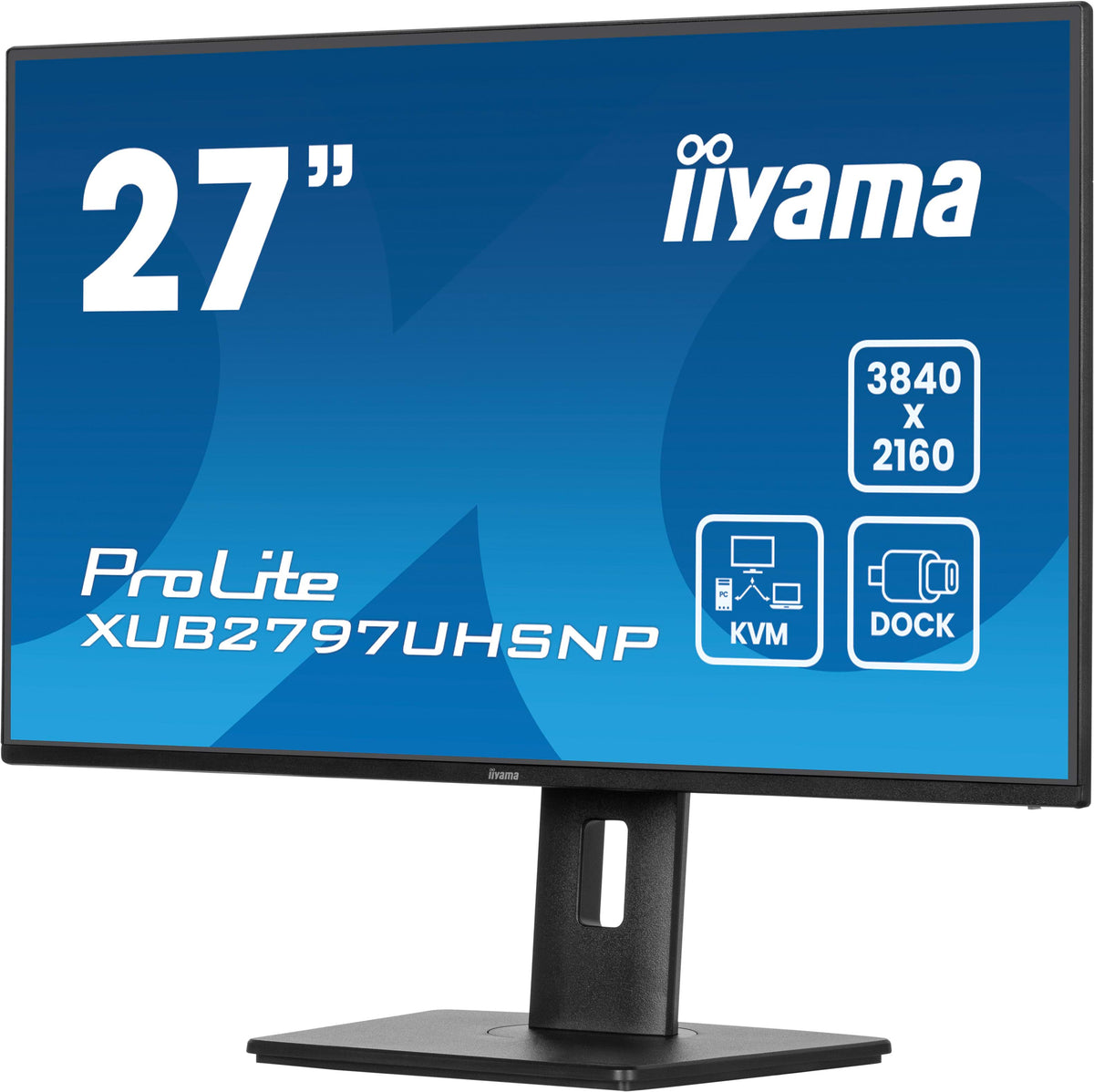 iiyama ProLite XUB2797UHSNP-B1 Computerbildschirm 68,6 cm (27") 3840 x 2160 Pixel 4K Ultra HD LED Schwarz