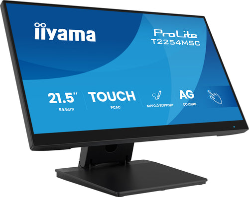 iiyama T2254MSC-B2AG Computerbildschirm 54,6 cm (21.5") 1920 x 1080 Pixel Full HD LED Touchscreen Schwarz