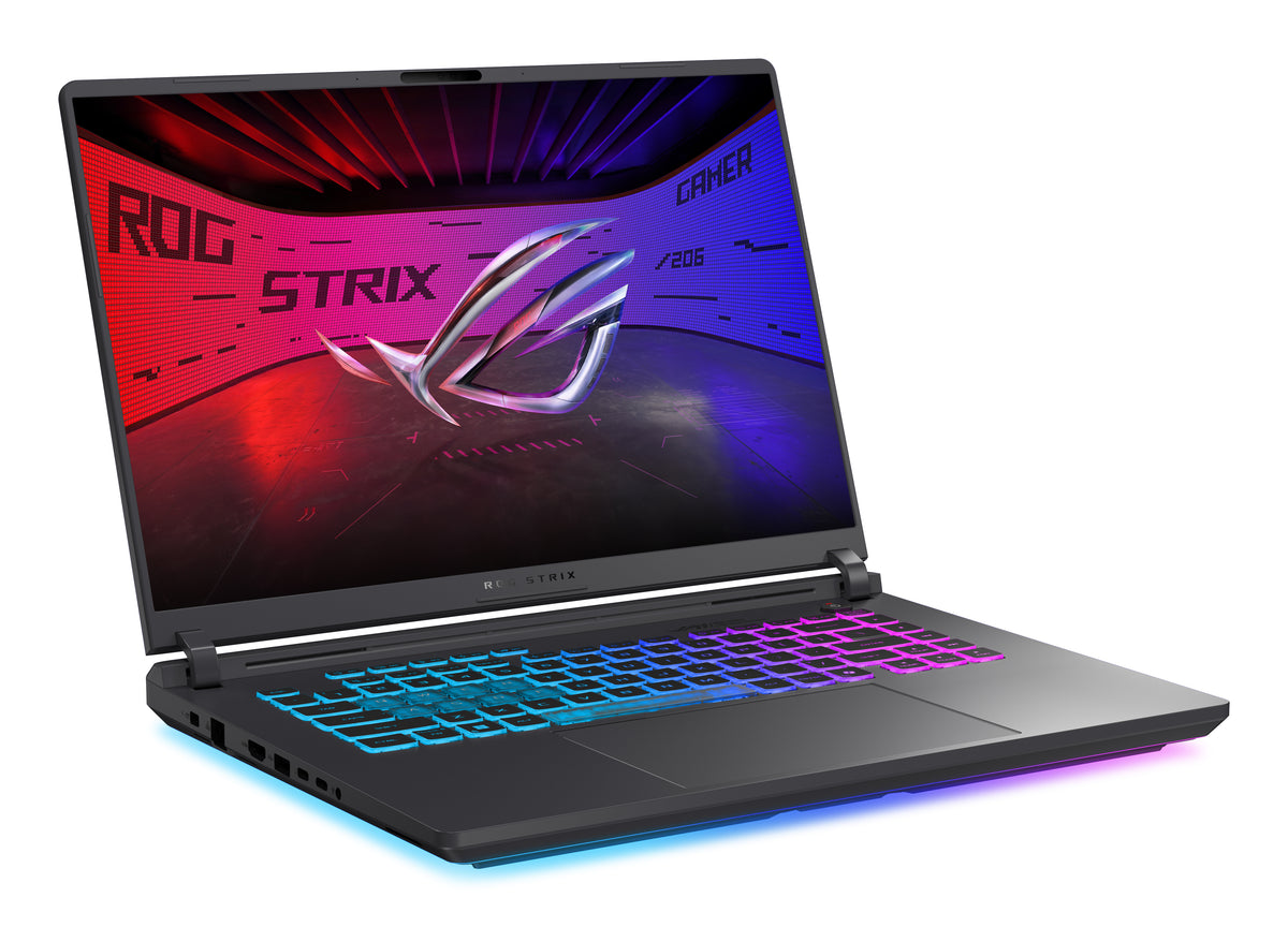ASUS ROG Strix G16 G615LW-S5193W Intel Core Ultra 9 275HX Laptop 40,6 cm (16") WQXGA 64 GB DDR5-SDRAM 2 TB SSD NVIDIA GeForce RTX 5080 Laptop GPU Wi-Fi 7 (802.11be) Windows 11 Home Grau