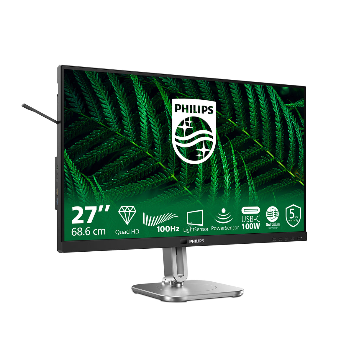 Philips 5000 series 27B2G5601/00 Computerbildschirm 68,6 cm (27") 2560 x 1440 Pixel Quad HD LCD Schwarz