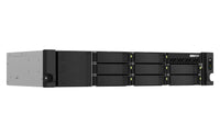 QNAP TS-864EU-RP-8G NAS & Speicherserver Rack (2U) Intel® Celeron® N5095 8 GB DDR4 0 TB QNAP Turbo System Schwarz