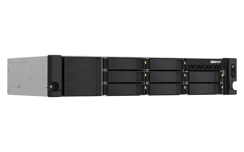 QNAP TS-864EU-8G NAS & Speicherserver Rack (2U) Intel® Celeron® 8 GB DDR4 0 TB QNAP Turbo System Schwarz