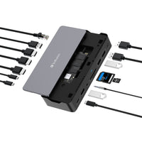 Verbatim CDS-15S Kabelgebunden USB 3.2 Gen 1 (3.1 Gen 1) Type-C Schwarz, Grau