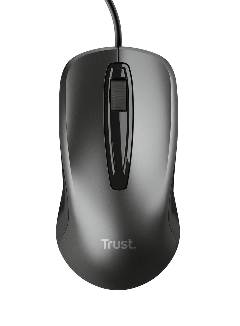 Trust 24657 Maus Büro Beidhändig USB Typ-A Optisch 1200 DPI