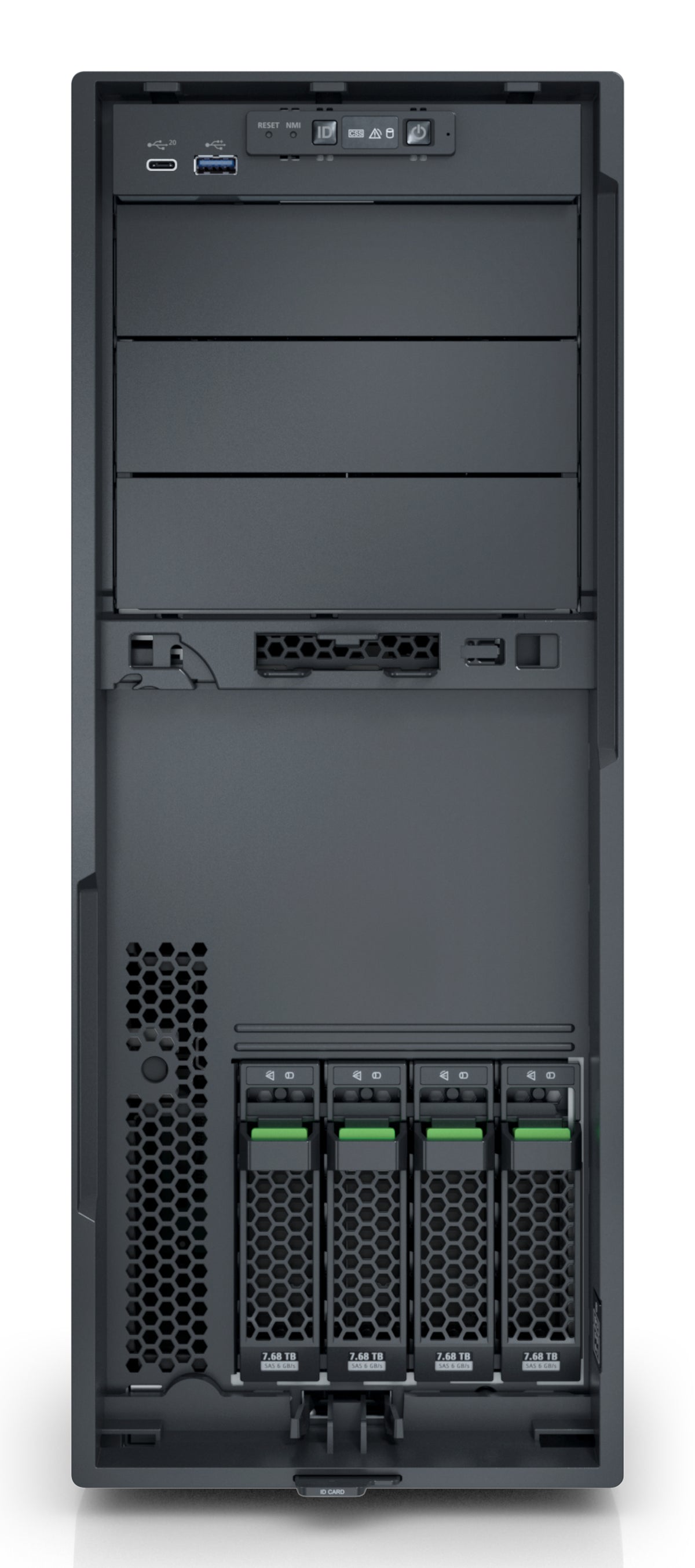 Fujitsu PRIMERGY TX1330 M6 Server 0 GB Tower Intel Xeon E E-2488 3,2 GHz 32 GB DDR5-SDRAM 500 W