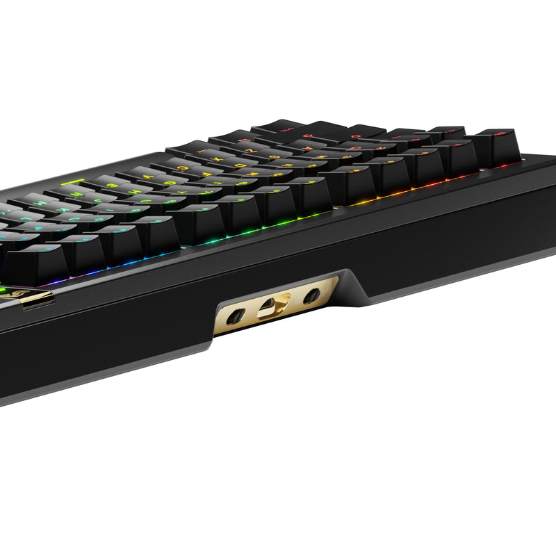 Glorious Gaming GMMK 3 PRO HE 75% Prebuilt Tastatur RF Wireless + Bluetooth QWERTY US Englisch Schwarz