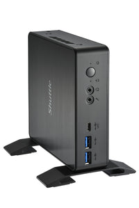 Shuttle XPC Nano PC NC40U3, Intel Core i3-1215U, 1x HDMI, 1x DP,1xUSB-C/DP, 6x USB3.2, 1x 2.5" bay, 2x M.2, 1x LAN, RAID, 24/7 Dauerbetrieb, inkl. VESA & Stand
