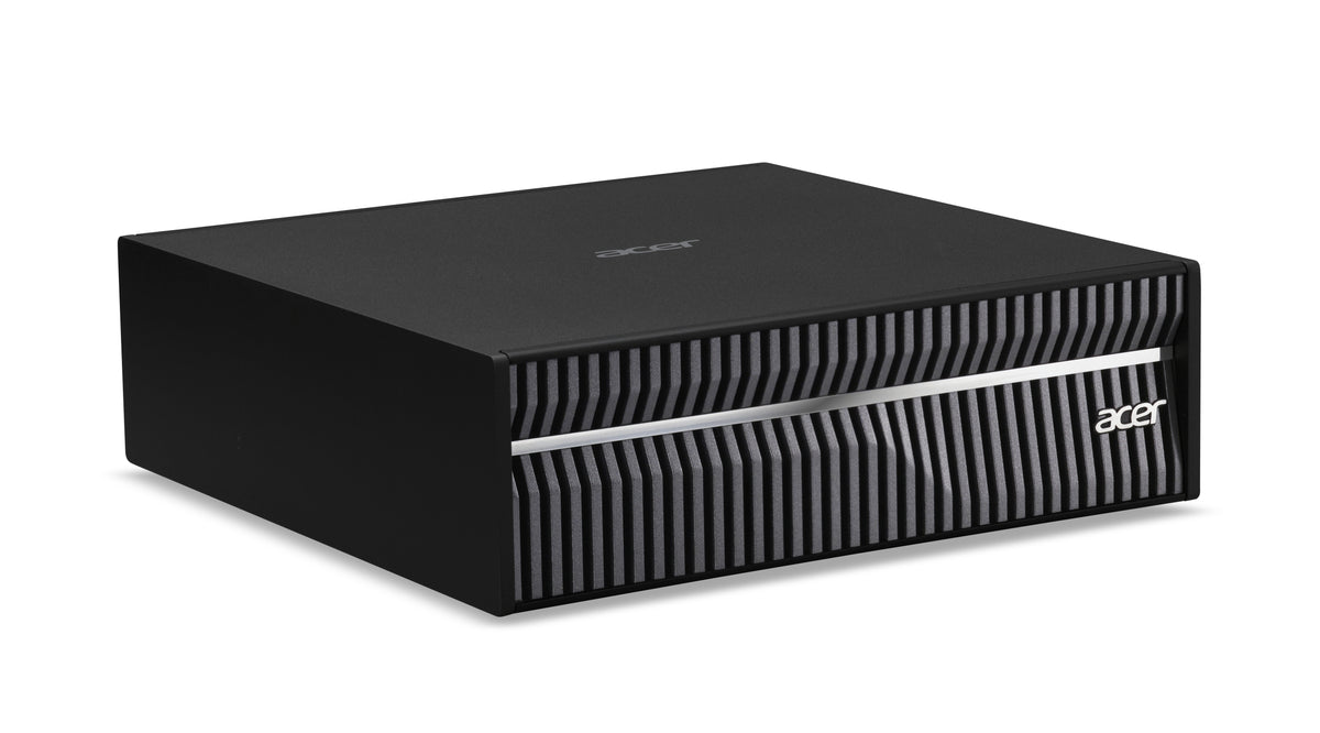 Acer Veriton GN100 AI-006 GB10 128 GB LPDDR5x-SDRAM 2 TB SSD DGX OS Mini PC Arbeitsstation Schwarz, Grau