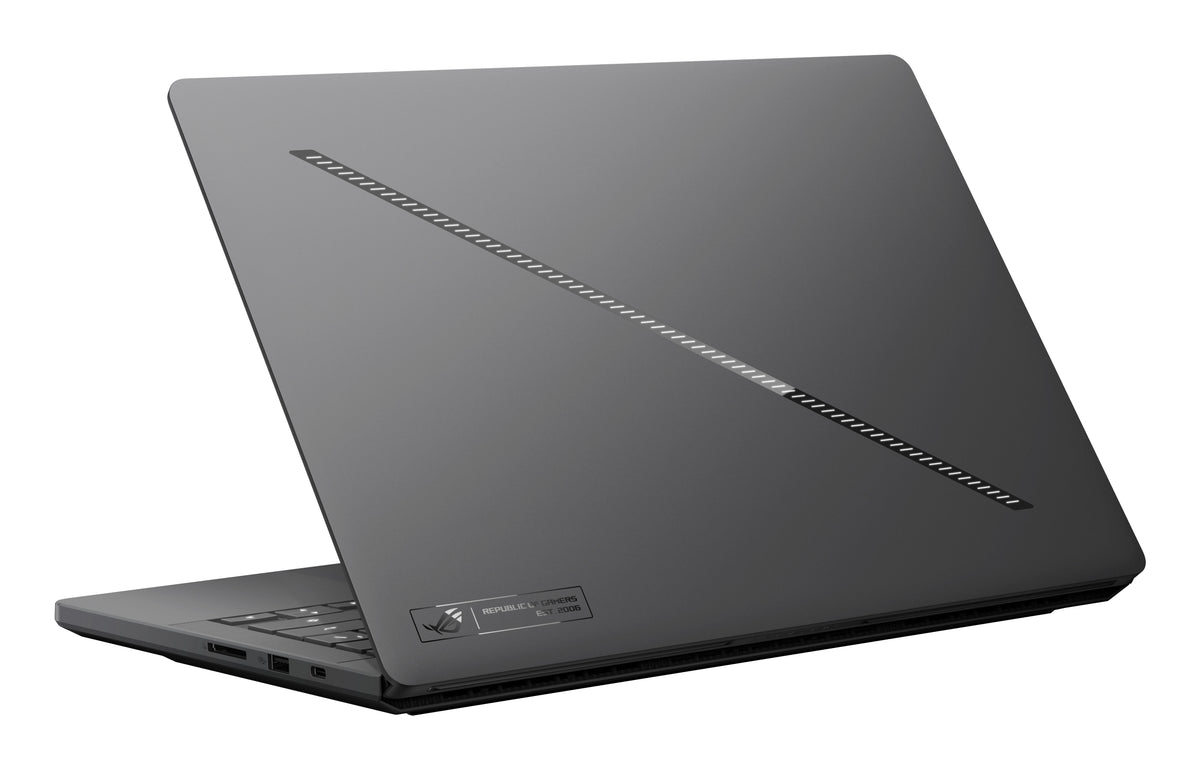 ASUS ROG Zephyrus G14 GU405AP-SY019W Intel Core Ultra 9 386H Laptop 35,6 cm (14") WQXGA+ 32 GB LPDDR5x-SDRAM 1 TB SSD NVIDIA GeForce RTX 5070 Wi-Fi 7 (802.11be) Windows 11 Home Grau QWERTZ Deutsch