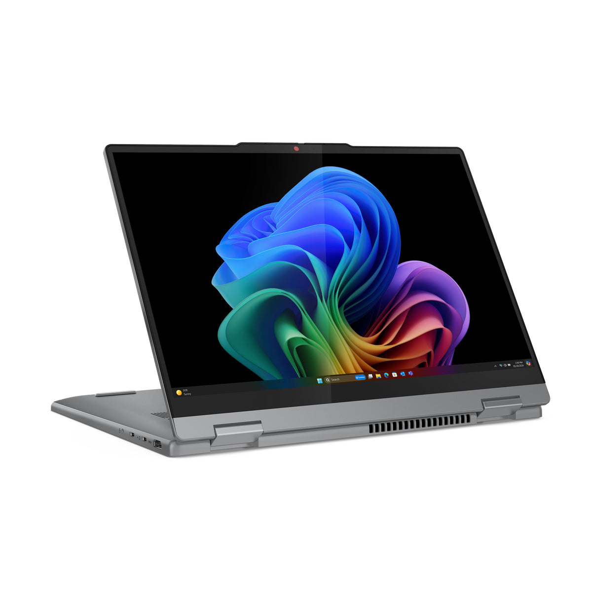 Lenovo IdeaPad 5 2-in-1 14Q8X9 Copilot+ PC Snapdragon X1P-42-100 Hybrid (2-in-1) 35,6 cm (14") Touchscreen WUXGA 24 GB LPDDR5x-SDRAM 1 TB SSD Wi-Fi 7 (802.11be) Windows 11 Home Grau Deutsch