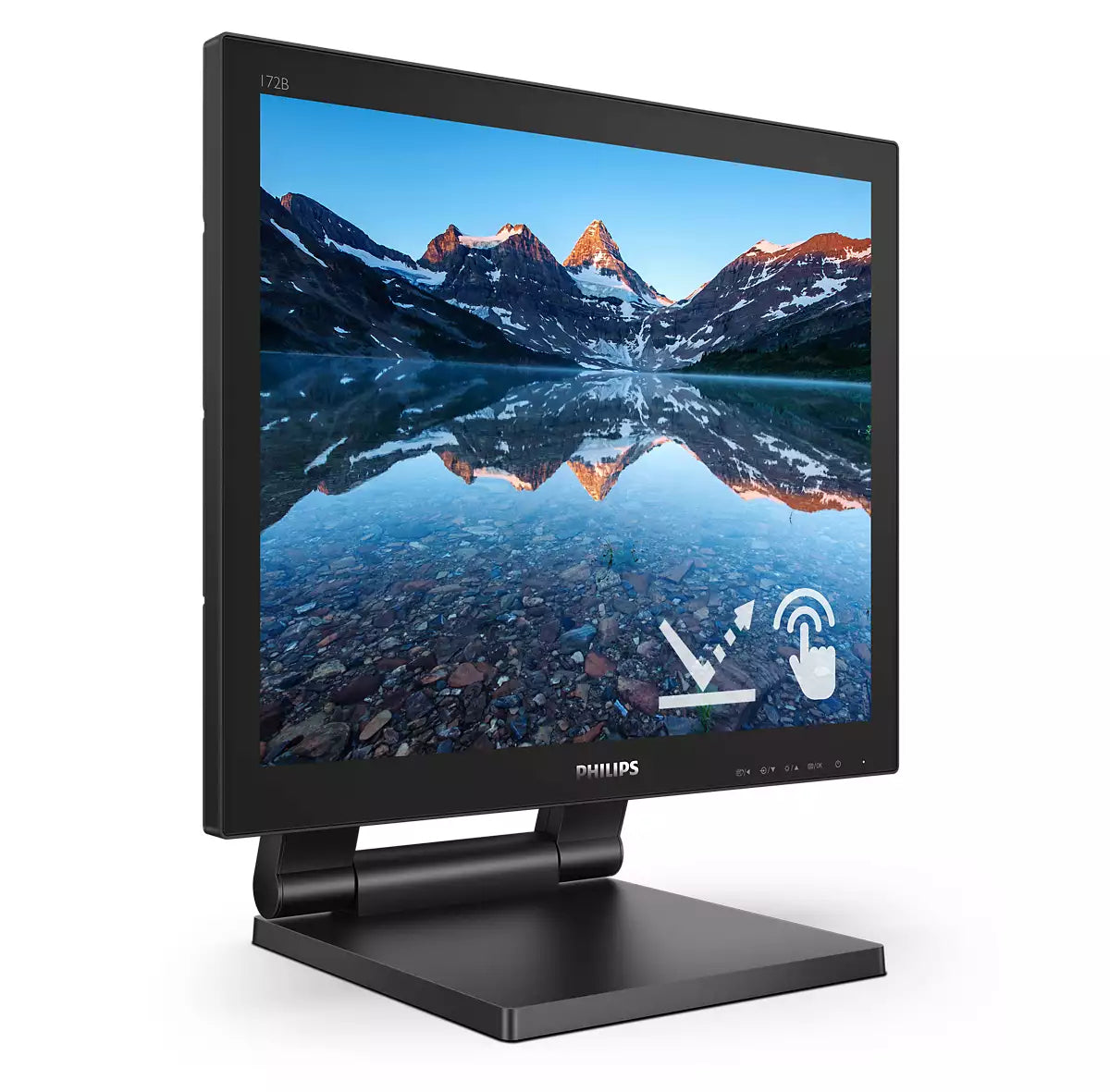 Philips 172B9TL/00 Computerbildschirm 43,2 cm (17") 1280 x 1024 Pixel Full HD LCD Touchscreen Schwarz
