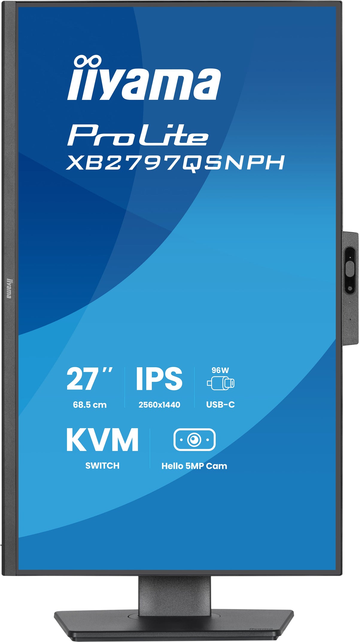 iiyama ProLite XB2797QSNPH-B1 27IN IPS LCD 4MS 2560X1440 350CD/M2 HDMI/DP/USB 2 Computerbildschirm 68,6 cm (27") 2560 x 1440 Pixel Quad HD Schwarz