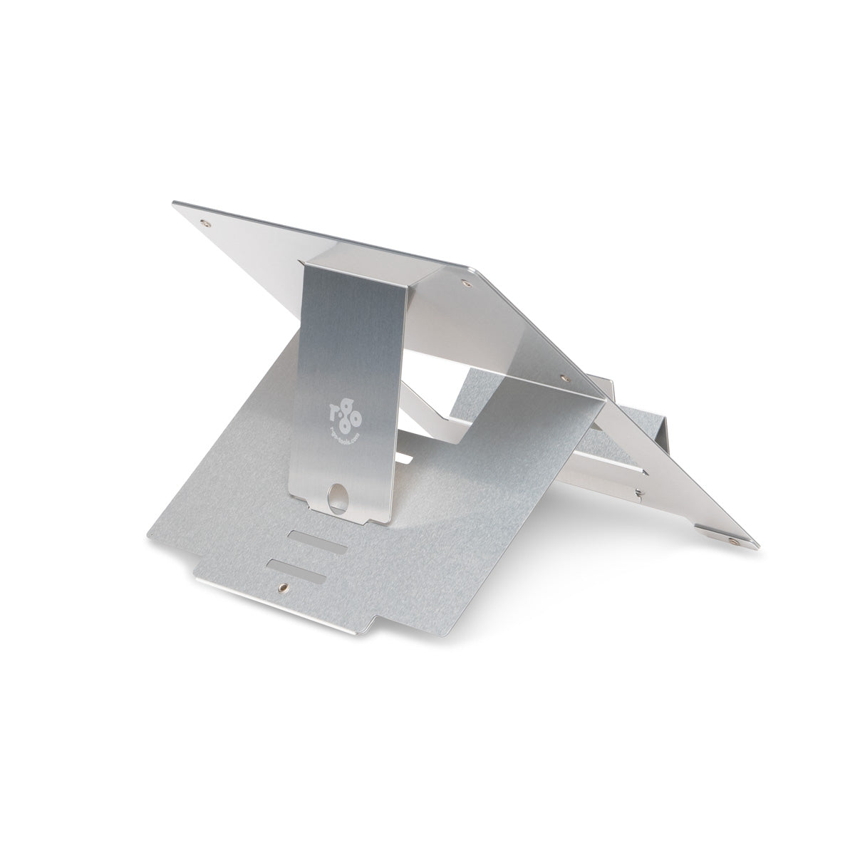 R-Go Tools Laptopständer R-Go Riser Flexible, ergonomisch faltbarer und einstellbarer Laptopständer, Silber