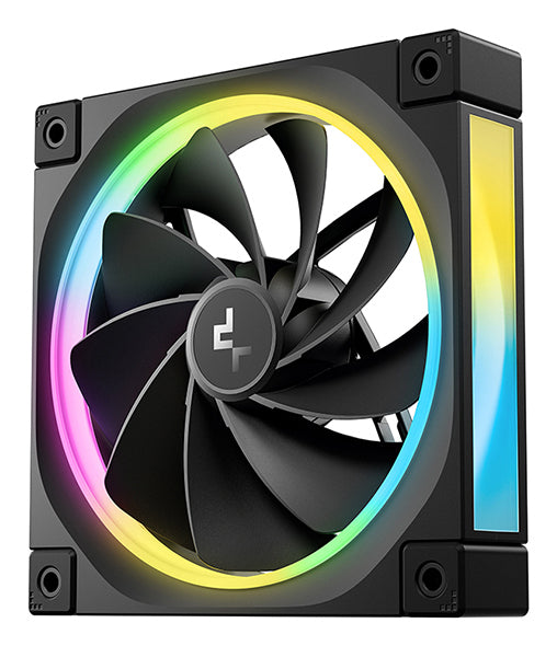 DeepCool FL12R-3 IN 1 Computergehäuse Ventilator 12 cm Schwarz 3 Stück(e)