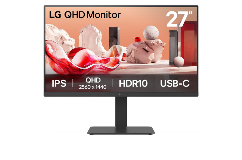 LG 27BA65QB-B.AEU Computerbildschirm 68,6 cm (27") 2560 x 1440 Pixel Wide Quad HD LED Schwarz