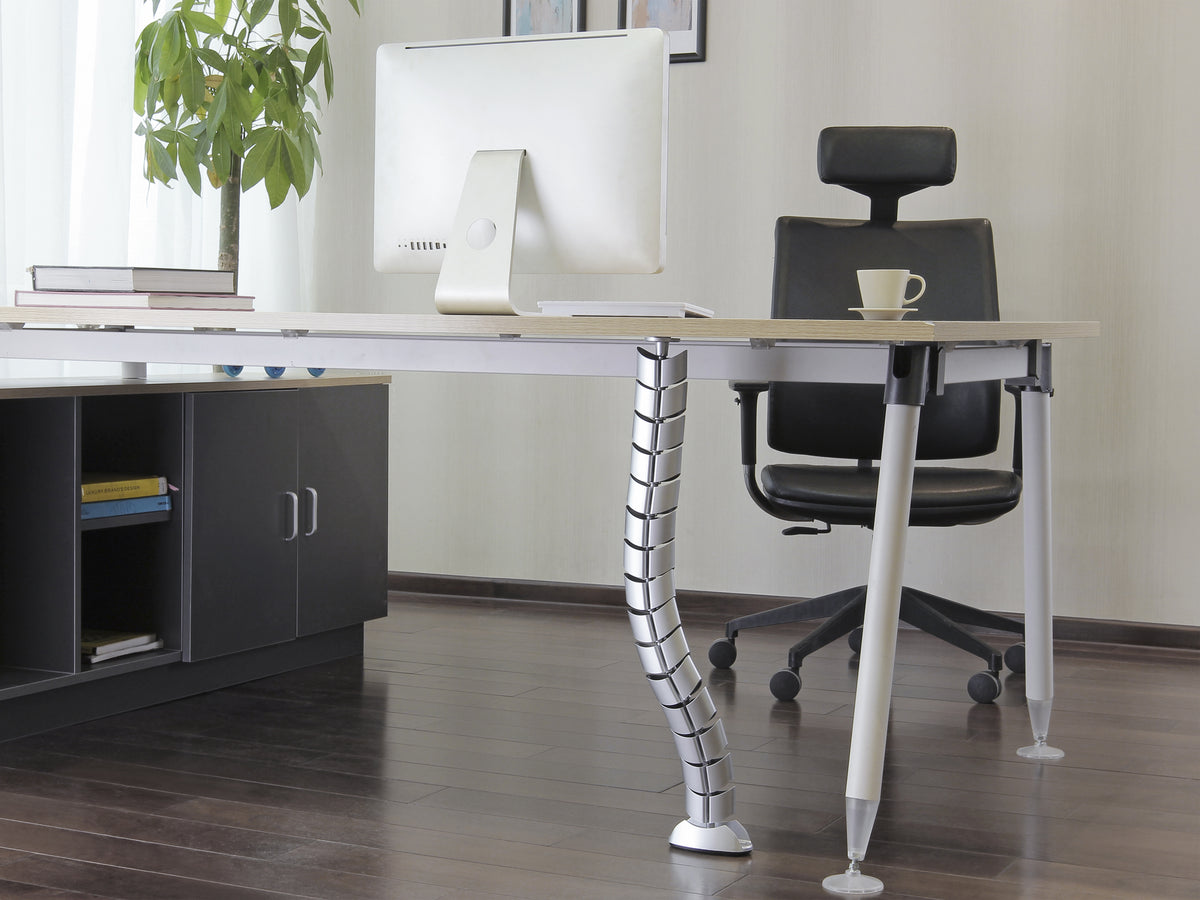 Equip Doppelkanal-Kabelführungsrücken, Silber