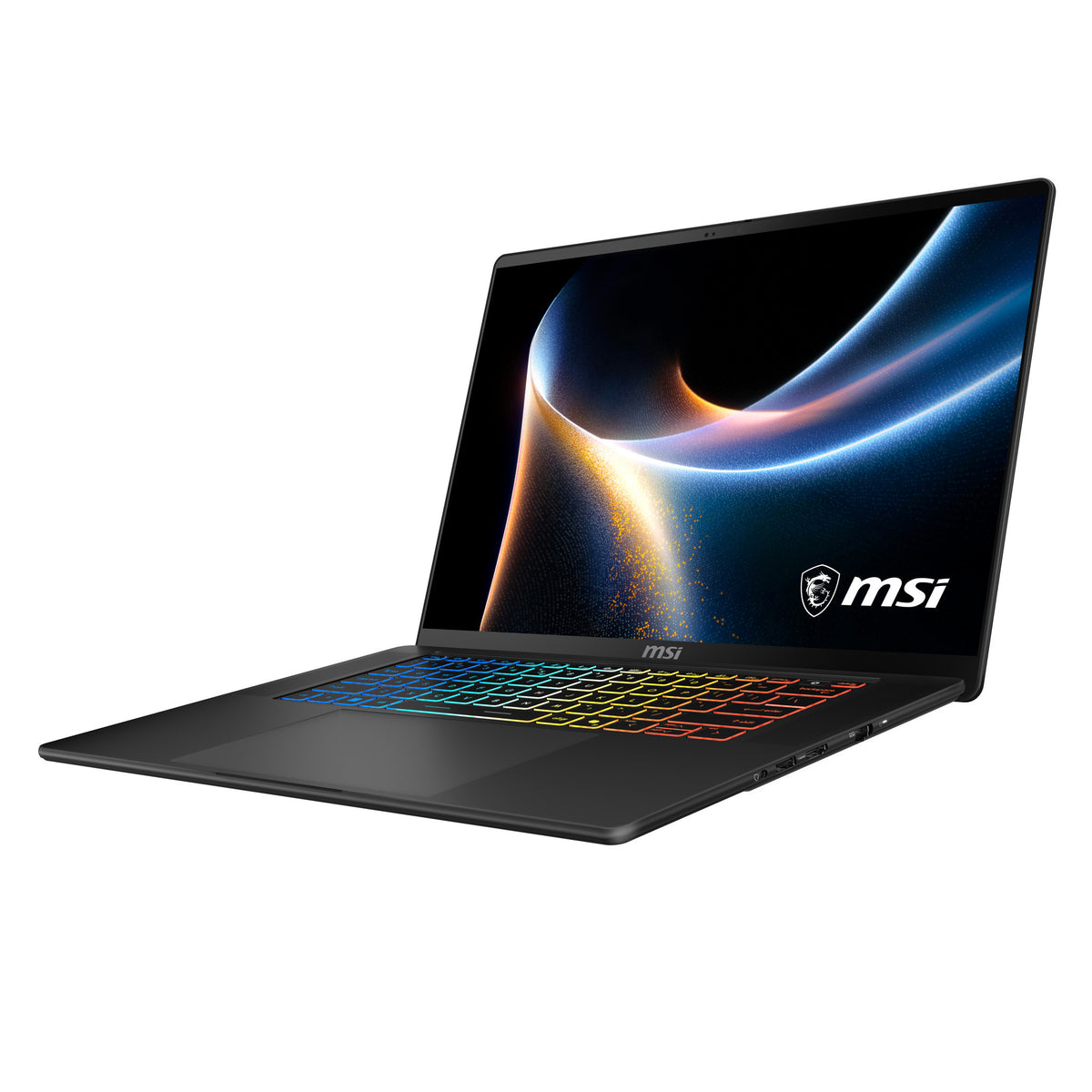 MSI Stealth 16 AI+ B3WGX-015FR Copilot+ PC Intel Core Ultra 9 386H Laptop 40,6 cm (16") Quad HD+ 32 GB DDR5-SDRAM 1 TB SSD NVIDIA GeForce RTX 5070 Wi-Fi 7 (802.11be) Windows 11 Pro Schwarz AZERTY Französisch
