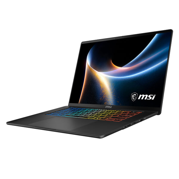 MSI Stealth 16 AI+ B3WGX-015FR Copilot+ PC Intel Core Ultra 9 386H Laptop 40,6 cm (16") Quad HD+ 32 GB DDR5-SDRAM 1 TB SSD NVIDIA GeForce RTX 5070 Wi-Fi 7 (802.11be) Windows 11 Pro Schwarz AZERTY Französisch