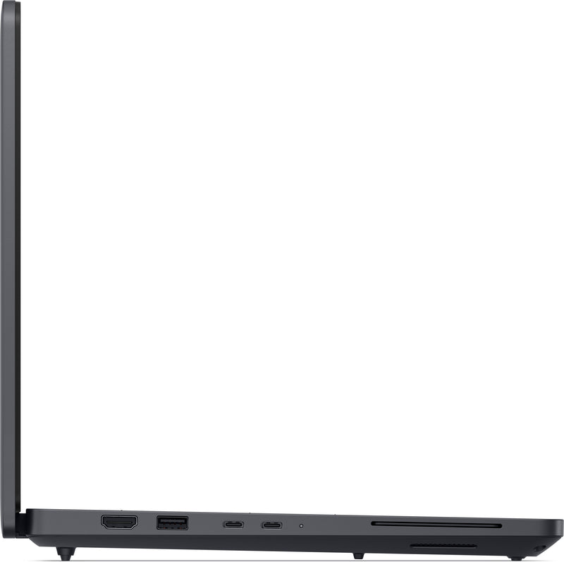 DELL Pro Max 14 MC14250 Intel Core Ultra 7 265H Mobiler Arbeitsplatz 35,6 cm (14") Full HD+ 32 GB LPDDR5x-SDRAM 1 TB SSD NVIDIA RTX PRO 500 Blackwell Wi-Fi 7 (802.11be) Windows 11 Pro Deutsch Schwarz