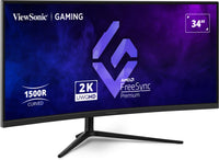 Viewsonic VX3418C-2K Computerbildschirm 86,4 cm (34") 3440 x 1440 Pixel UltraWide Quad HD Schwarz