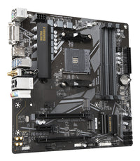 GIGABYTE B550M DS3H AC Mainboard – AMD Ryzen 5000 CPUs, 5+3 Phasen VRM, bis zu 4733 MHz DDR4, 1xPCIe 4.0 + 1xPCIe 3.0 M.2, Wi-Fi 5, 1GbE LAN, USB 3.2 Gen 1