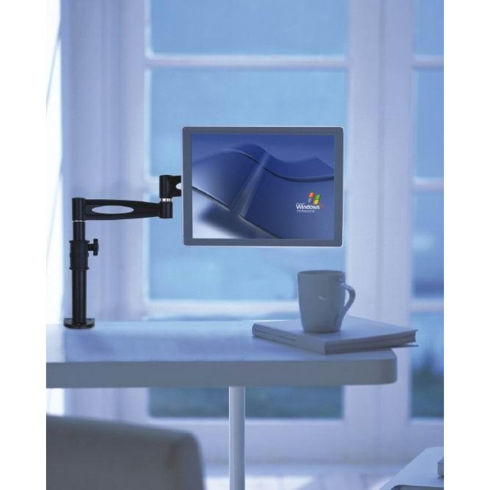 Techly ICA-LCD 501BK Flachbildschirm-Tischhalterung 68,6 cm (27") Tisch/Bank Schwarz