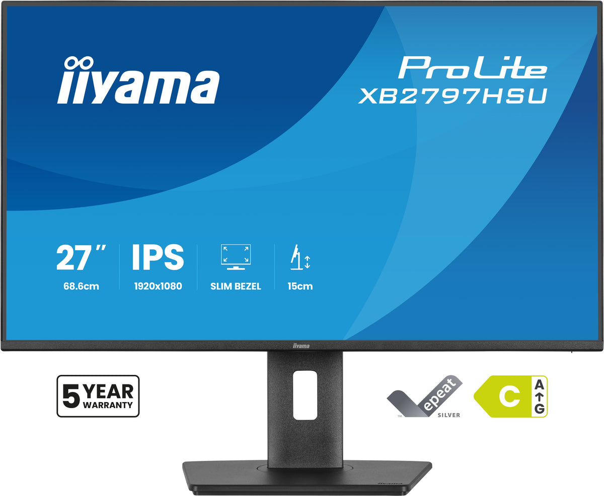 iiyama ProLite XB2797HSU-B1 Computerbildschirm 68,6 cm (27") 1920 x 1080 Pixel Full HD LED Schwarz