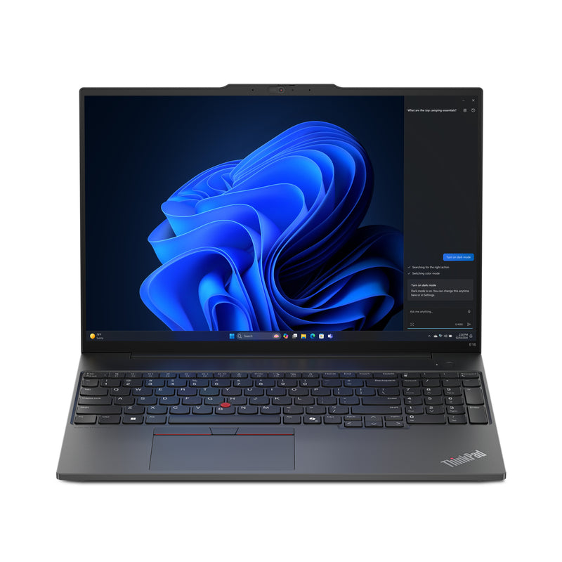 Lenovo ThinkPad E16 Gen 2 (AMD) AMD Ryzen™ 5 7535HS Laptop 40,6 cm (16") WUXGA 32 GB DDR5-SDRAM 1 TB SSD Wi-Fi 6E (802.11ax) Windows 11 Pro Deutsch Schwarz